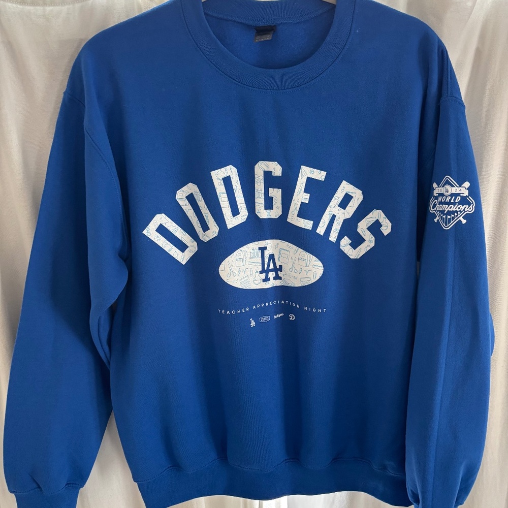 Dodgers Teacher Appreciation Night Sweatshirt M 2025